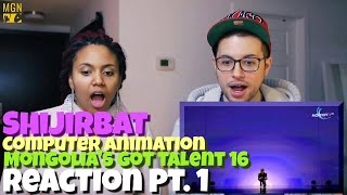 Shijirbat  computer animation on Mongolias Got Talent 16 Reaction Pt1 [upl. by Eadmund767]