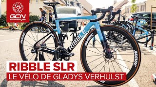 Le vélo Ribble SLR de Gladys Verhulst  Team Le colWahoo [upl. by Hanae]