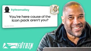 ICON JOHN BARNES REACTS TO FUTBIN COMMENTS [upl. by Magdau]