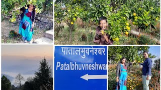 Patal Bhubeneshwar and Almorah tour Binsar Forest 3Km tracking korlam khub kasto kore [upl. by Aibonez234]