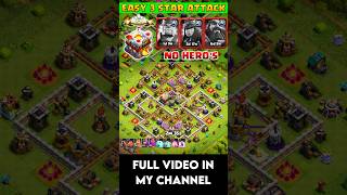 NO HEROS 3 STAR TH11 ATTACK clashofclans coc th11 th11attack th11base [upl. by Ohl267]