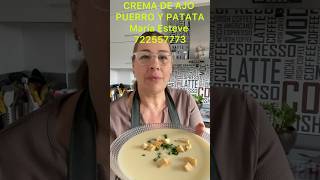 Crema de ajo 🧄 puerro y patatas 🥔 con Thermomix 6 [upl. by Rezzani]