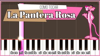 La Pantera Rosa✅  PIANO FACIL 🎹 Partitura gratis 🎵 [upl. by Survance]