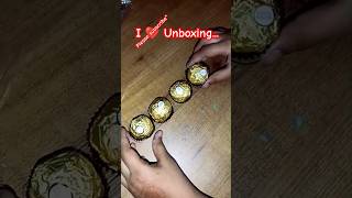 Unboxing Ferrero Rocher Crunchy Choco 🏀 Balls ferrerorocher ferrerorocher chocoballs chocoball [upl. by Al]