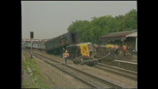 BBC News The derailment of 50025 at West Ealing on 6 Aug 1989 [upl. by Suravart849]