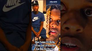 Man Claims 051 Melly Terrorized Lil Durk And Ran Him Out The City lildurk 051melly chiraq [upl. by Ytomit649]