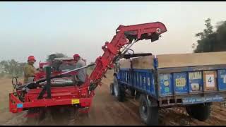 shaktiman grimme potato harvester in india new model Sgph 200 [upl. by Romelle676]