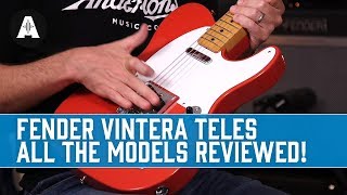 Fender Vintera Teles  All The Models in One Review [upl. by Torie872]