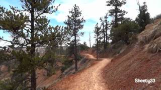 Hiking along the Rim Trail Bryce Canyon NP HD [upl. by Aridaj358]