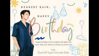 6252024 비Rain Time for another one  Happy Birthday 2024 [upl. by Enybor590]