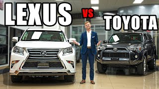 Toyota 4Runner vs Lexus GX 460 Full Review [upl. by Arnold152]