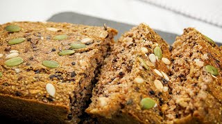 Easy Oatmeal Bread Recipe  Healthy Breakfast in 5 minutes [upl. by Addia680]