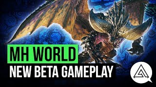 Monster Hunter World  Nergigante Beta Gameplay amp Observations [upl. by Him]