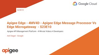 Apigee Edge  4MV4D  Apigee Edge Message Processor Vs Edge Microgateway  S23E10 [upl. by Nitaf235]