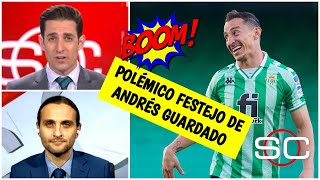 ANDRÉS GUARDADO en el ojo del huracán por polémico festejo vs SEVILLA en Copa del Rey  SportsCenter [upl. by Notneuq]