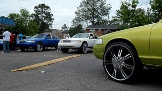 Crown Vic Boyz of Augusta Hangin before Powerfest 2013 [upl. by Arreip]