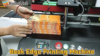 Book Edge Printing Machine [upl. by Launam]