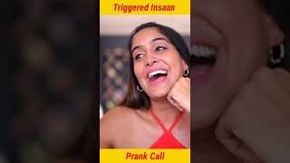 Triggered insaan prank call  Triggered insaan got prank call by Anisha Dixit prankcall shorts [upl. by Mariska]