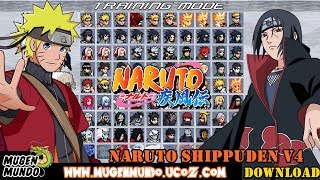 NARUTO SHIPPUDEN NZC MALUSARDI V4 DOWNLOAD  O MELHOR GAME DE NARUTO Mugen AndroidMugen [upl. by Loralee]