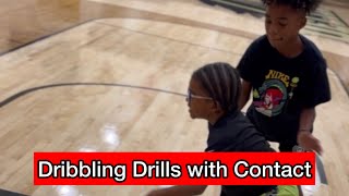 Dribbling Drills with Contact [upl. by Eelram]