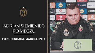 Konferencja po meczu FC Kopenhaga  Jagiellonia 12 [upl. by Eemia238]