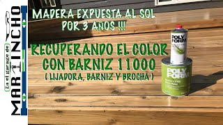 TUTORIAL  COMO APLICAR BARNIZ 11000 DE POLYFORM A UN PISO DE MADERA [upl. by Ycat]