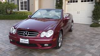 2005 Mercedes Benz CLK500 Cabriolet Review and Test Drive by Bill  Auto Europa Naples [upl. by Orland]