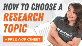 How To Choose A Research Topic For A Dissertation Or Thesis 5 Essential Criteria [upl. by Aihsila416]