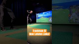 Trackman Golf Simulator  Lofoten Links using Trackman iO Golf Lanch Monitor golf golfsimulator [upl. by Ahsahtan]