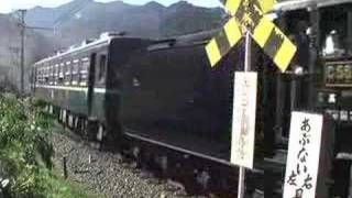 日本Japan秩父鉄道 C58 STEAM LOCOMOTIVE06109踏切 [upl. by Enomrej]