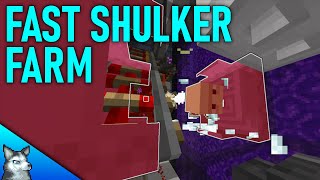 Fast Shulker Farm Minecraft 117  2000 Shellsh  Expandable [upl. by Airdnola]