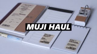 MUJI HAUL  Back to School 2018 [upl. by Ellitnahc]