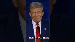 Trumps covfefe reactions during the Sept 10 debate [upl. by O'Hara]