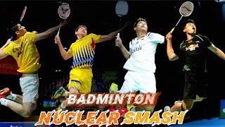 Badminton Jump Smash  Most Threatening Skills in Badminton [upl. by Ennovad133]