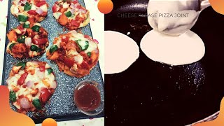 PIZZA in 2 Minutes Recipeliquid dough mini pizza [upl. by Enimzzaj]