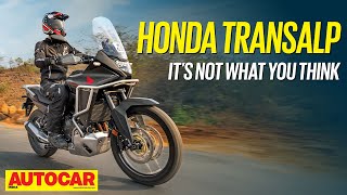 Honda Transalp review  Not a scaled down Africa Twin  First Ride  autocarindia1 [upl. by Tema]