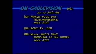 Cablevision channel guide December 15 1990 [upl. by Phelgen]