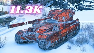 FV215b 183 113K Damage 5 Kills World of Tanks wot worldoftanks [upl. by Akem]