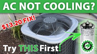 AC NOT COOLING • DIY FixReplace AC Capacitor • Fixed for Only 1320 [upl. by Elliot]