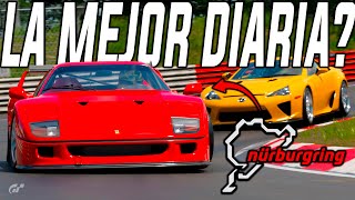 🔴NURBURGRING CON COCHES MODIFICADOS LA MEJOR DIARIA A  GRAN TURISMO 7 [upl. by Noillid]