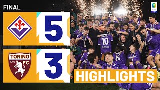 FIORENTINA U19TORINO U19 53 ap  HIGHLIGHTS  Viola lift the Cup  Primavera TIM Cup 202324 [upl. by Sidhu]