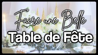 Comment faire la déco dune jolie table de fête TUTO [upl. by Orban967]