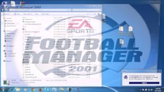 how to download football manager 2001 and installedkako skinuti i instalirati fm 2001 [upl. by Iaht]