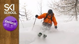 How to Ski Trees  Expert Ski Lessons 85 [upl. by Drucill]