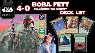 Revealing the 40 MBG Boba Fett Green Deck List starwars starwarsunlimited [upl. by Lorri]