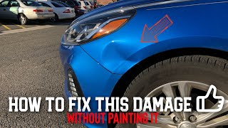 Hyundai Sonata Fender Smash  Paintless Dent Repair [upl. by Nedloh]