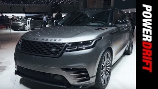 Range Rover Velar  Geneva Motor Show  PowerDrift [upl. by Pirnot]