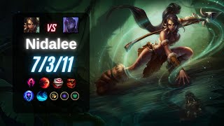 NIDALEE JUNGLE vs BELVETH  EUW LoL Challenger Patch 142 [upl. by Adraynek]