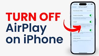 How to Turn Off Airplay on iPhone [upl. by Bacon]