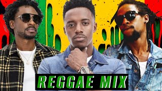 Reggae Dancehall Riddims Mix 2024 Jah Cure Chris Martin Alaine Busy Signal  Tinas Mixtape [upl. by Rivy]